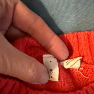 Moth Vibrant Red Knit Top